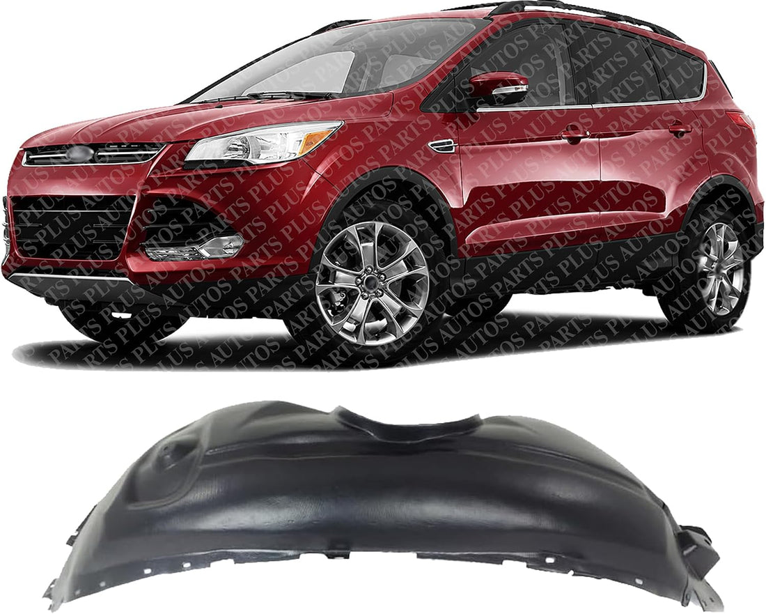 Front Fender Liner Left Driver Side Direct Replacement Compatible With 2013-2014 Ford Escape FO1248158 CJ5Z16103A