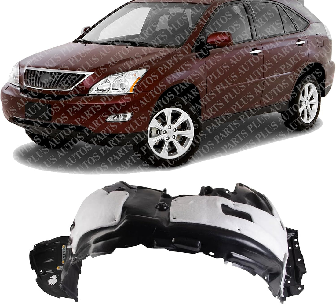 Front Fender Liner Left Driver Side Direct Replacement Compatible With 2013-2017 Lexus LS460 LX1248132 5380650080