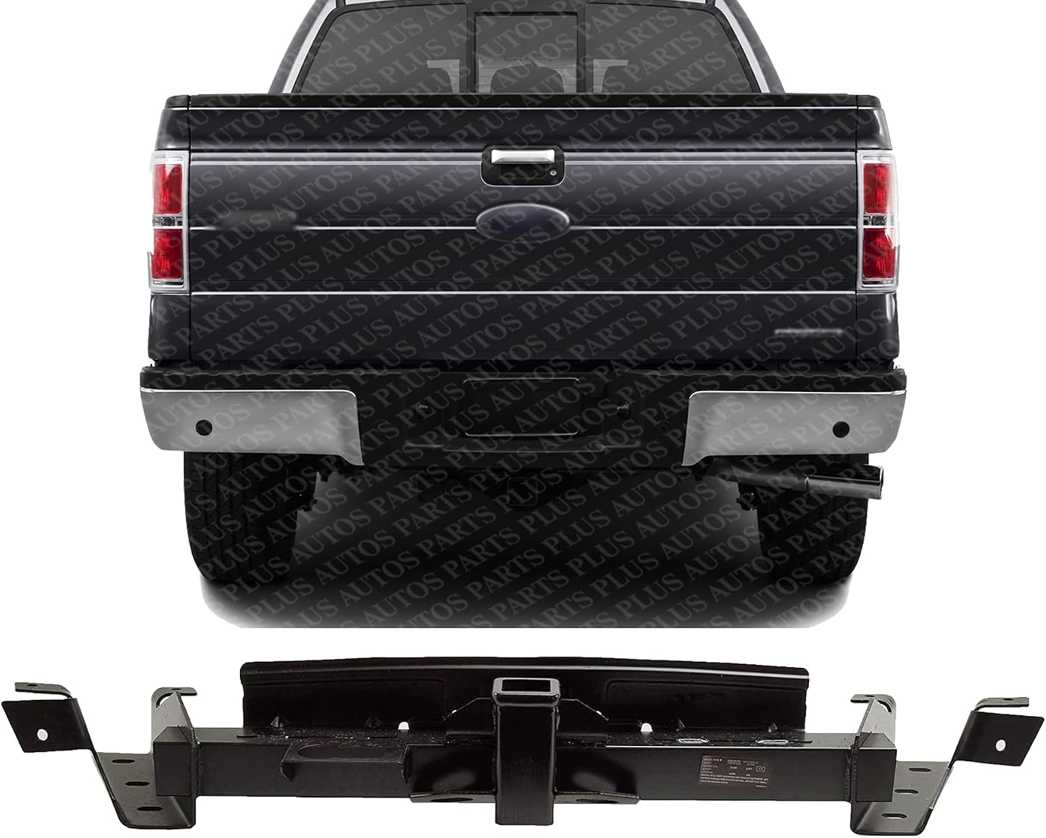 Rear Bumper Reinforcement Steel Hitch StyleSide Direct Replacement Compatible with 2009-2014 Ford F-150 FO1106362 9L3Z17D826B