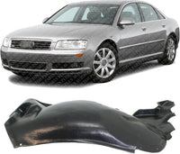 Front Fender Liner Rear Section Left Driver Side Direct Replacement Compatible With 2004-2010 Audi A8 Quattro AU1248118 4E0821191E
