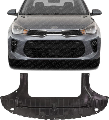 Front Engine Splash Shield Under Cover Direct Replacement Compatible with 2018-2019 Kia Rio KI1228161 29110H9000