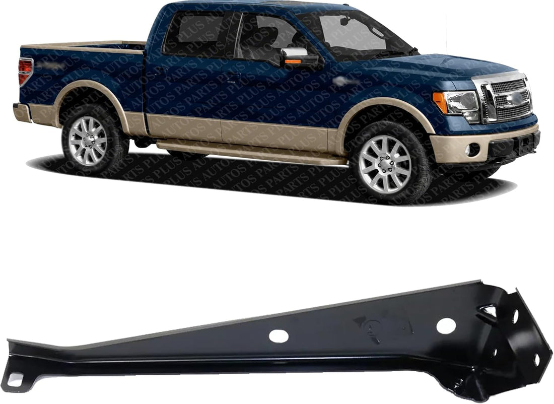 Front Grille Bracket Steel Right Passenger Side Direct Replacement Compatible With 2009-2014 Ford F-150 FO1207125 9L3Z8182A