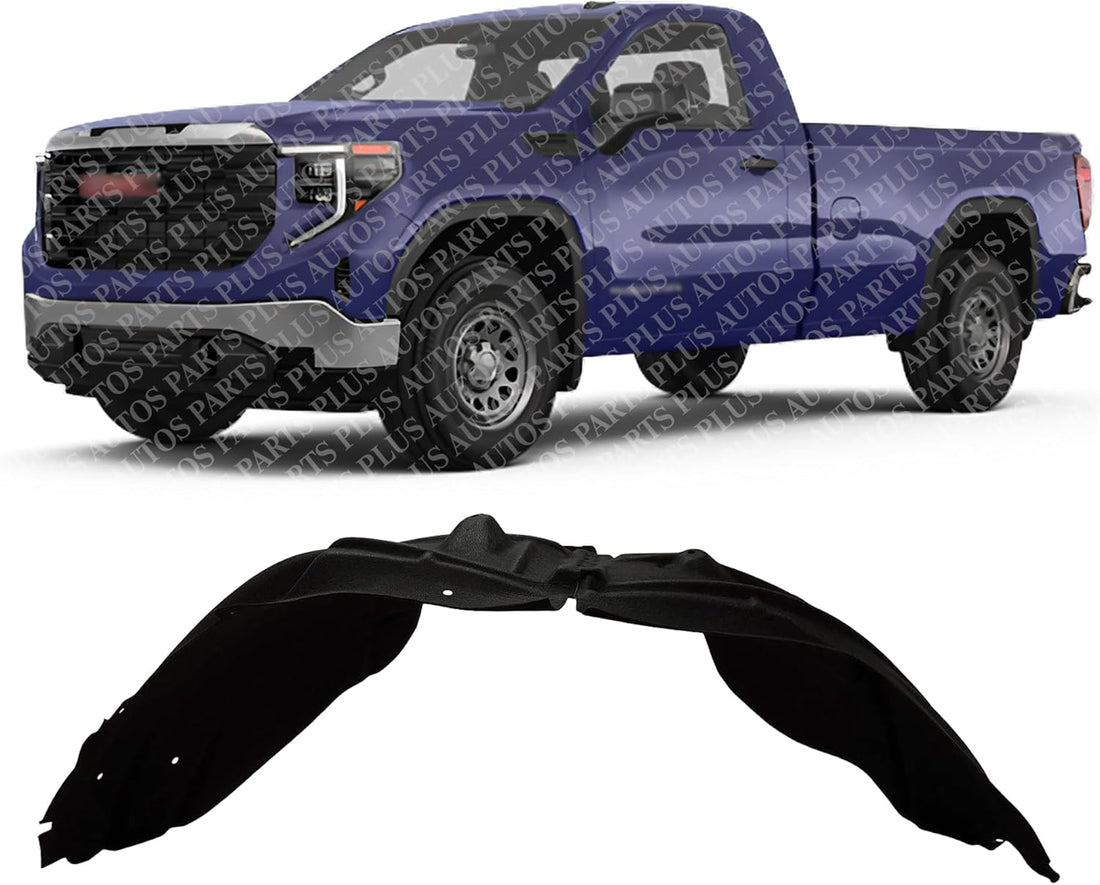 Front Fender Liner Left Driver Side Direct Replacement Compatible With 2019-2023 GMC Sierra 1500 GM1248293 84533748