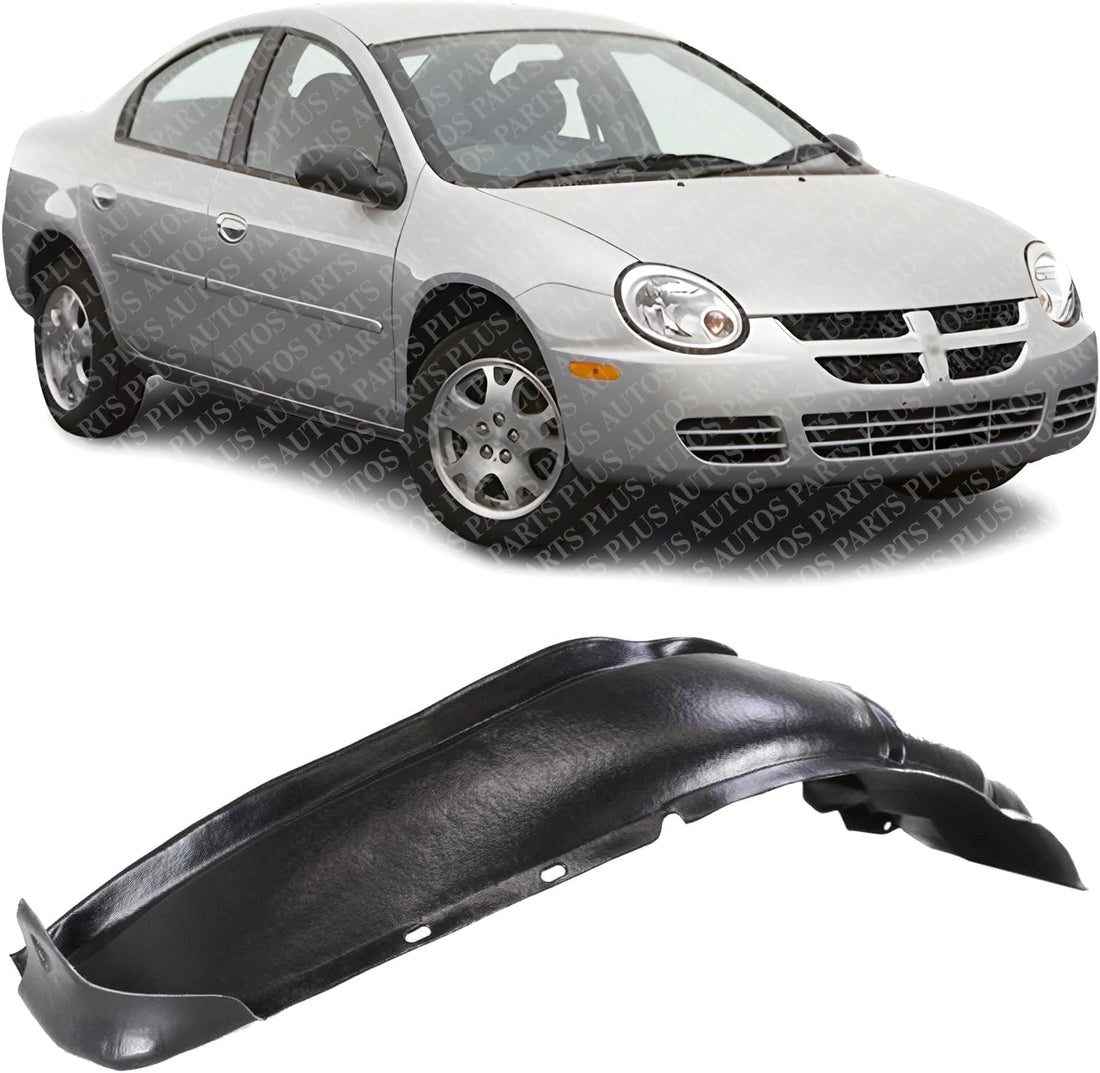 Front Fender Liner Right Passenger Side Direct Replacement Compatible With 2000-2001/2003-2005 Dodge Neon CH1249107 5008676AB