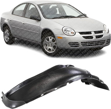 Front Fender Liner Right Passenger Side Direct Replacement Compatible With 2000-2001/2003-2005 Dodge Neon CH1249107 5008676AB