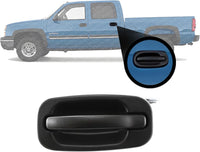 Rear Exterior Door Handle Textured Without Keyhole Left Driver Side Direct Replacement Compatible with 1999-2006 Chevrolet Silverado/GMC Sierra GM1520105 15721571 19356470