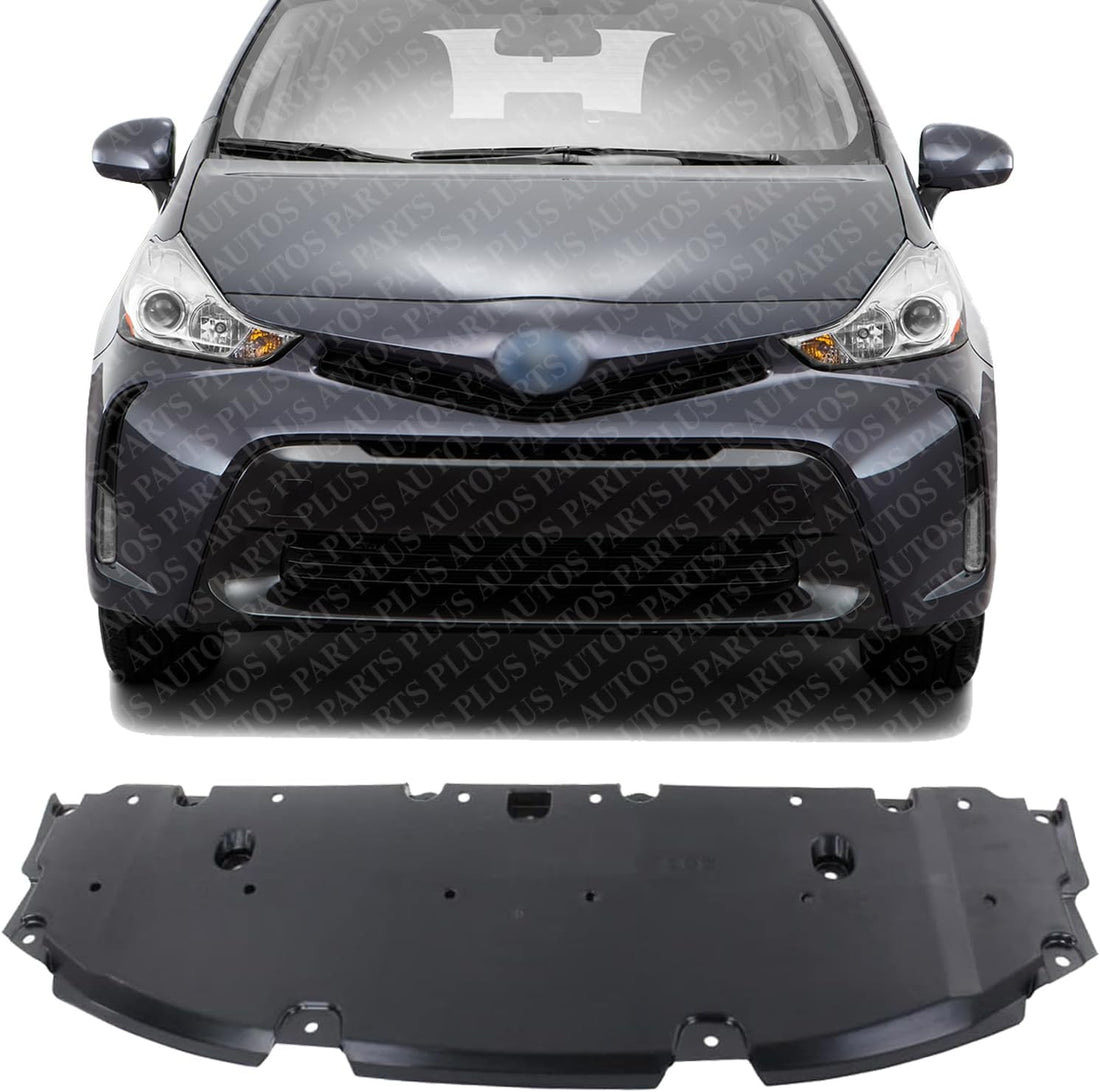 Front Engine Splash Shield Under Cover Plastic Direct Replacement Compatible with 2016 Toyota Prius / 2017-2018 Prime TO1228213 5142047030-PFM