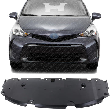 Front Engine Splash Shield Under Cover Plastic Direct Replacement Compatible with 2016 Toyota Prius / 2017-2018 Prime TO1228213 5142047030-PFM