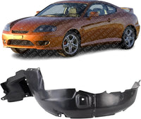 Front Fender Liner Left Driver Side Direct Replacement Compatible With 2005-2006 Hyundai Tiburon HY1250109 868112C500