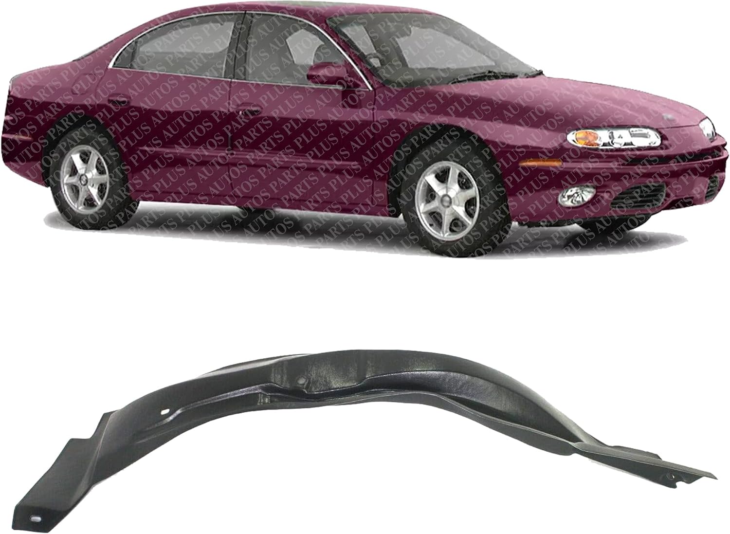 Front Fender Liner Right Passenger Side Direct Replacement Compatible With 2001-2003 Oldsmobile Aurora GM1249157 25718930