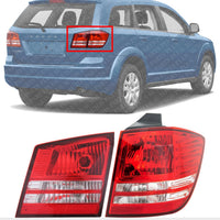 AUTOS PARTS PLUS Tail Light Inner & Outer Assembly Right Passenger Side Direct Replacement Compatible With 2010-2018 Dodge Journey CH2805102 CH2803100 4806368AF 5116290AH
