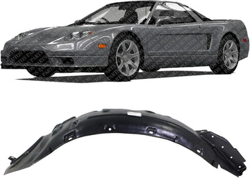 Front Fender Liner Left Driver Side Direct Replacement Compatible With 2002-2005 Acura NSX AC1248114 74151SL0030