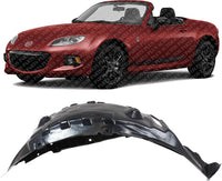 Front Fender Liner Rear Section Left Driver Side Direct Replacement Compatible With 2006-2015 Mazda MX-5 Miata MA1250103 NE5156140J