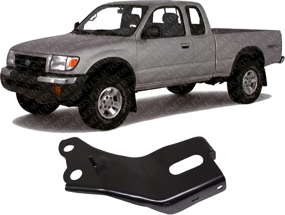 Front Bumper Reinforcement Bracket Steel Left Driver Side Direct Replacement Compatible With 1998-2000 Toyota Tacoma TO1066122 5214204040