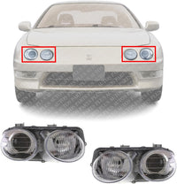 t Of 2 Front Headlights Lens And Housing Right Passenger & Left Driver Side Direct Replacement Compatible With 1998-2001 Acura Integra AC2502104 AC2503104 33151ST7A03 33101ST7A03