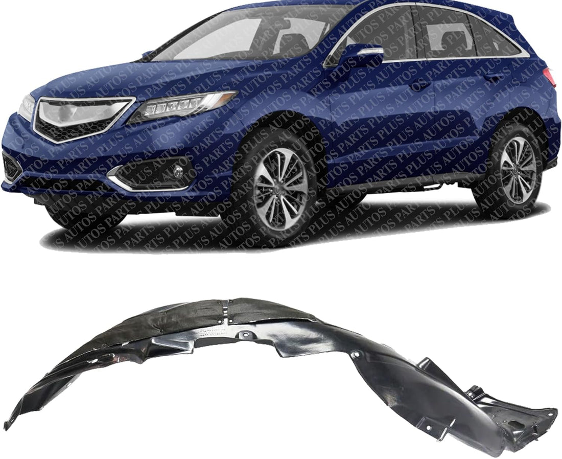 Front Fender Liner Left Driver Side Direct Replacement Compatible With 2016-2018 Acura RDX AC1248130 74150TX4A50