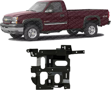 Front Head Light Support Bracket Left Driver Side Direct Replacement Compatible with 2003-2006 Chevrolet Avalanche GM1221130 15798921
