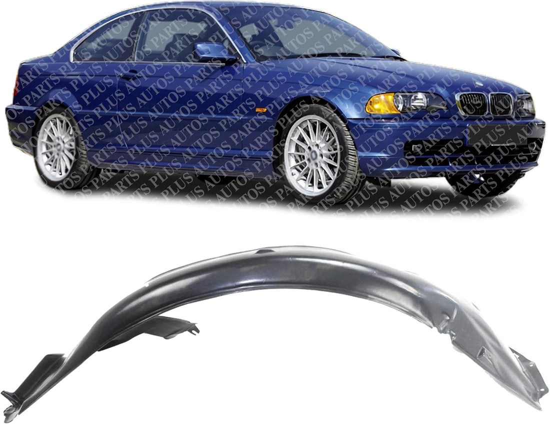 Front Fender Liner Right Passenger Side Direct Replacement Compatible With 1992-1999 BMW 3-Series BM1251105 51711977048