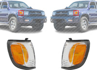 AUTOS PARTS PLUS Set Of 2 Front Corner Lights Assembly Right Passenger & Left Driver Side Direct Replacement Compatible With 1999-2002 Toyota 4Runner TO2520157 TO2521157 8162035340 8161035330