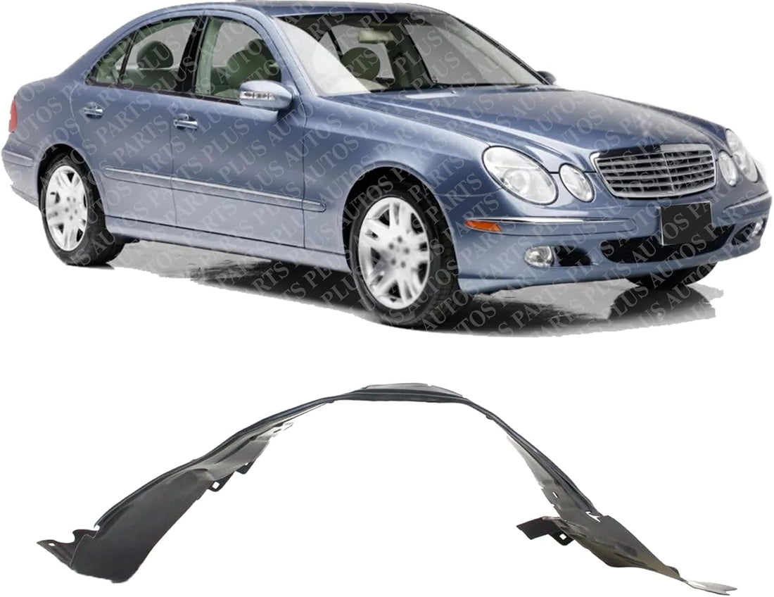 Front Fender Liner Right Passenger Side Direct Replacement Compatible With 2000-2003 Mercedes Benz E-Class MB1251101 2106988430