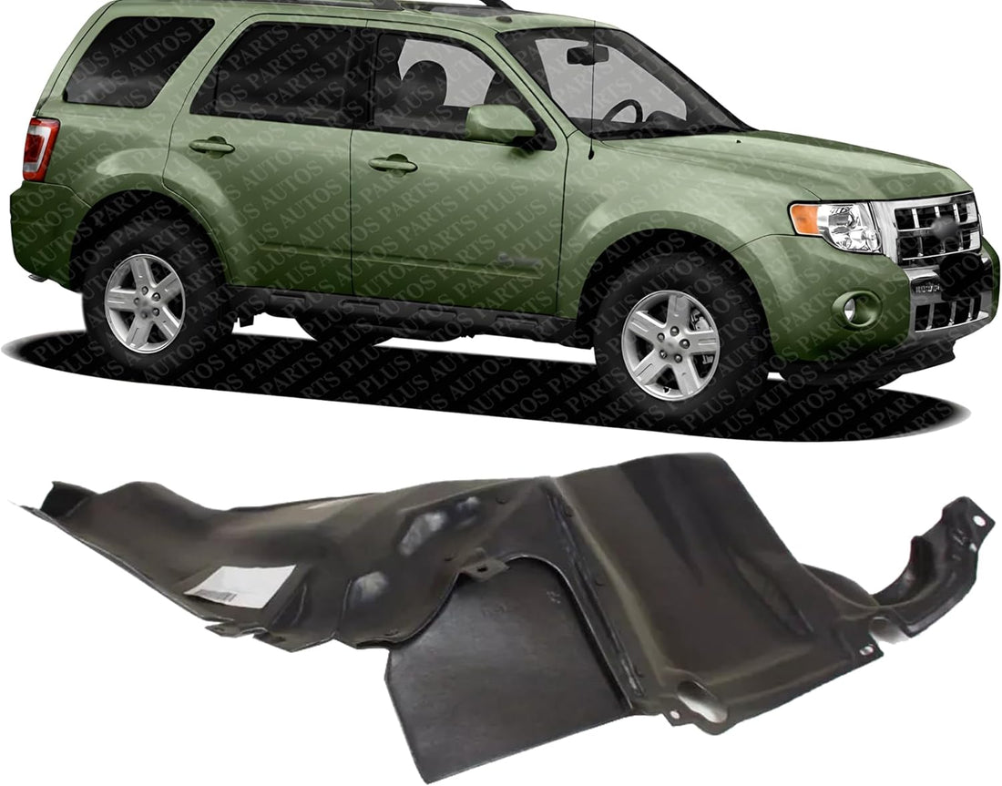 Front Engine Splash Shield Under Cover Right Passenger Side Direct Replacement Compatible with 2008 Ford Escape/Mercury Mariner FO1251148 8L8Z16102A