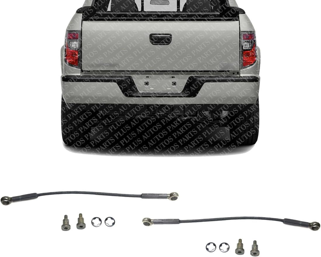 Rear Tailgate Support Cable Left Driver & Right Passenger Side Direct Replacement Compatible with 2006-2014 Honda Ridgeline 74910SJCA01