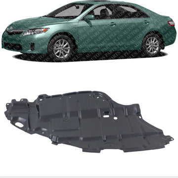 Front Engine Splash Shield Under Cover Left Driver Side Direct Replacement Compatible with 2007-2011 Toyota Camry TO1228170 5144206100