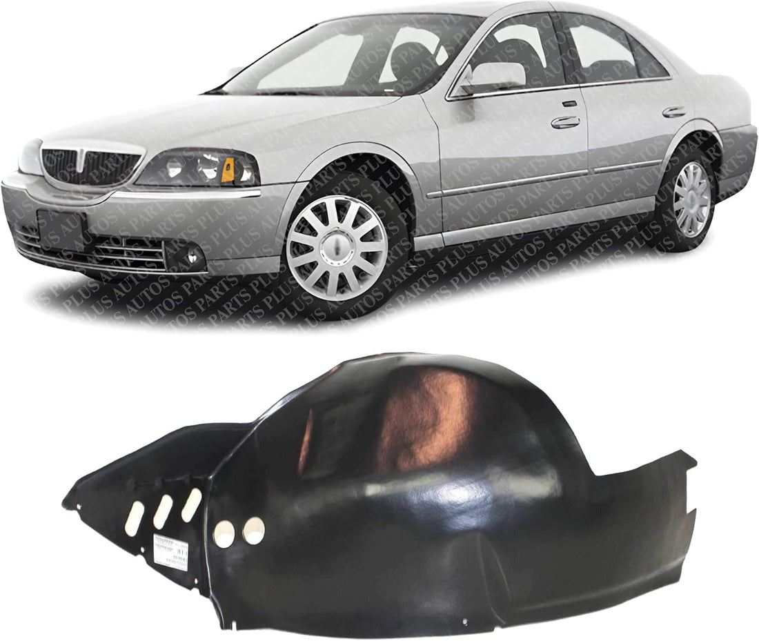Front Section Fender Liner Left Driver Side Direct Replacement Compatible With 2000-2003 Lincoln LS FO1710106 XW4Z16103BA