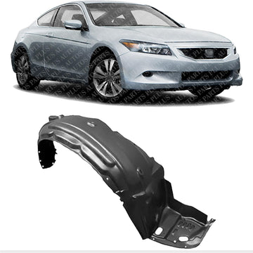 Front Fender Liner Right Passenger Side Direct Replacement Compatible With 2008-2012 Honda Accord HO1249131 74100TE0A01