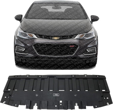 Front Engine Splash Shield Under Cover Lower Extension Direct Replacement Compatible with 2016-2019 Chevrolet Cruze GM1228157 84063313