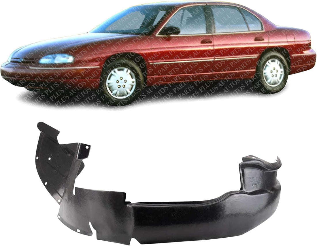 Front Fender Liner Left Driver Side Direct Replacement Compatible With 1995-2001 Chevrolet Lumina GM1248112 10426598