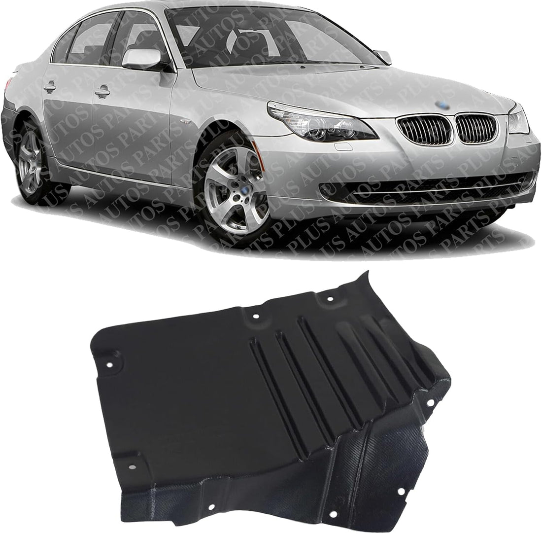Front Fender Liner Rear Section Right Passenger Side Direct Replacement Compatible With 2004-2010 BMW 5-Series BM1251129 51717050538