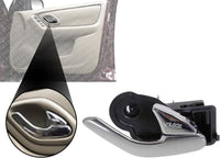 Front Or Rear Interior Door Handle Chrome Right Passenger Side Direct Replacement Compatible with 2001-2007 Ford Escape / 2005-2007 Mercury Mariner FO1353131 YL8Z7822601BA