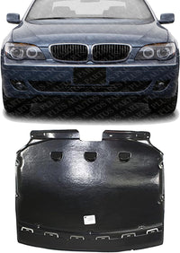 Front Engine Center Splash Shield Under Cover Direct Replacement Compatible with 2002-2008 BMW 7-Series BM1228131 51757153790