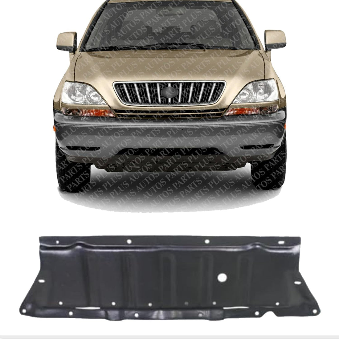 Front Engine Splash Shield Under Cover Direct Replacement Compatible with 1999-2003 Lexus RX300 LX1228100 5144148010