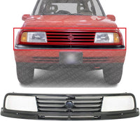 Front Grille Primed Shell And Insert Plastic Direct Replacement Compatible With 1989-1995 Suzuki Sidekick SZ1200104 7211160A30