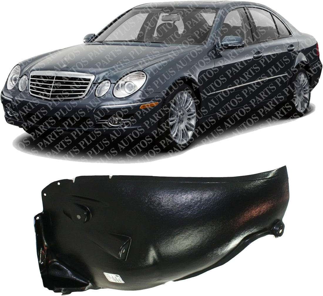 Front Fender Liner Rear Section Left Driver Side Direct Replacement Compatible With 2006-2009 Mercedes Benz E350 MB1248152 2116902130