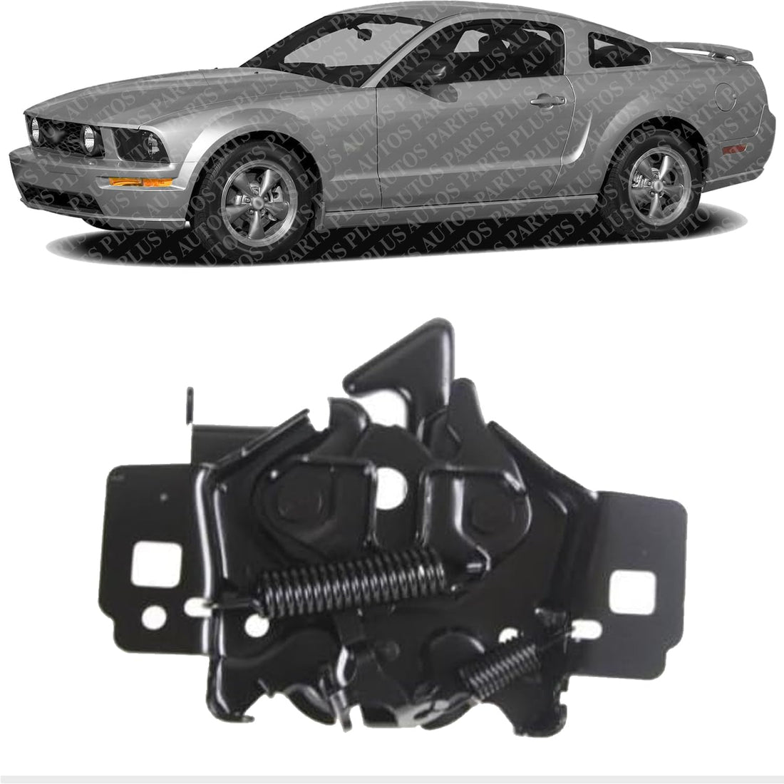 Hood Latch Direct Replacement Compatible With 1998-2003 Ford Ranger / 2005-2009 Mustang FO1234135 6W6Z16700A