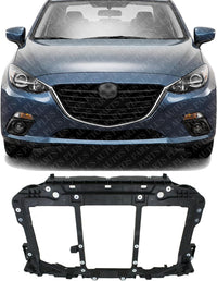 Front Radiator Support Plastic Direct Replacement Compatible With 2014-2018 Mazda 3/2014-2021 6 MA1225149 GHP953110B