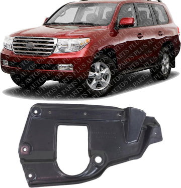 Front Section Fender Liner Left Driver Side Direct Replacement Compatible With 2008-2021 Toyota Land Cruiser TO1250128 5380860070