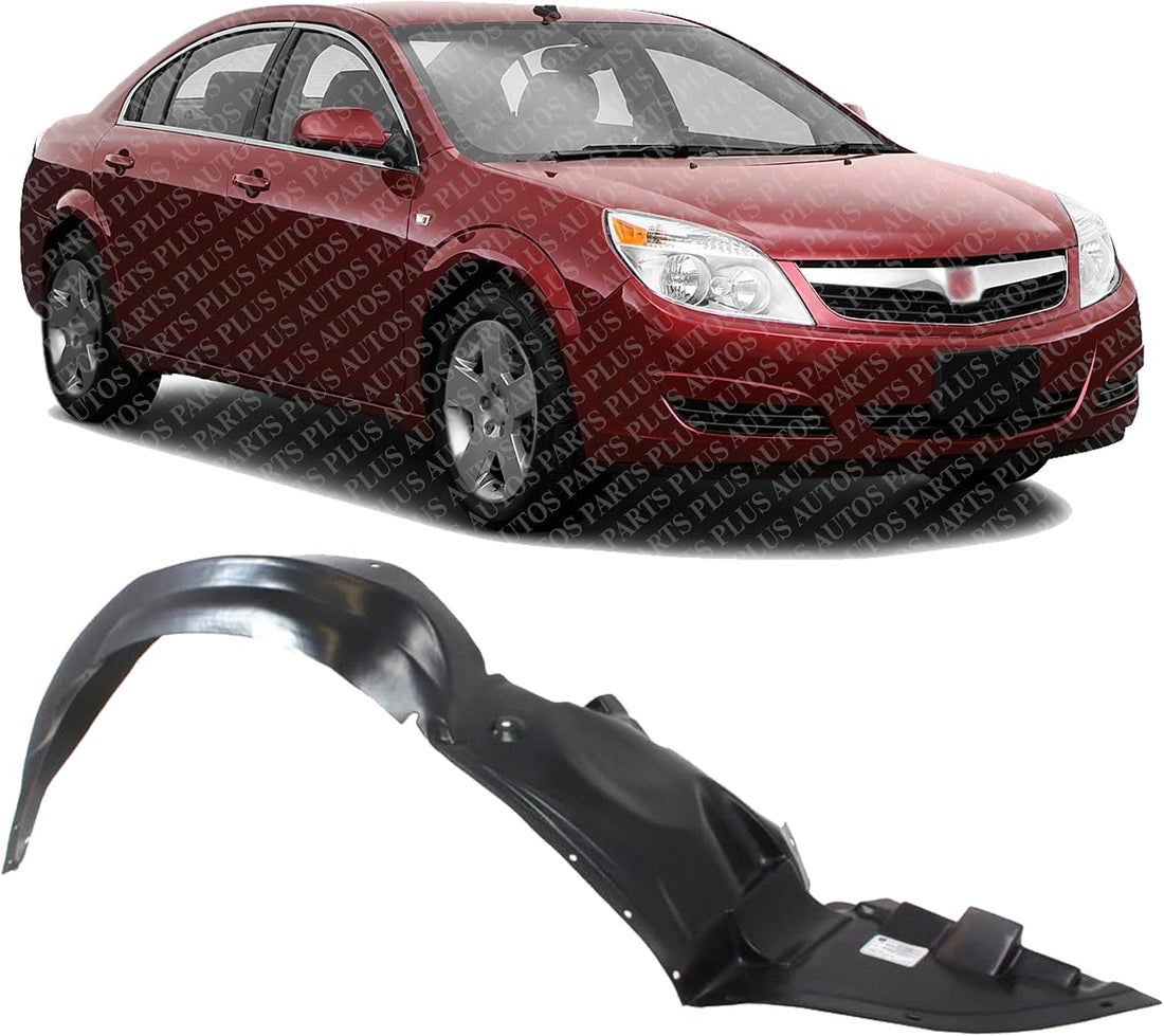 Front Fender Liner Right Passenger Side Direct Replacement Compatible With 2007-2009 Saturn Aura GM1249192 25812979
