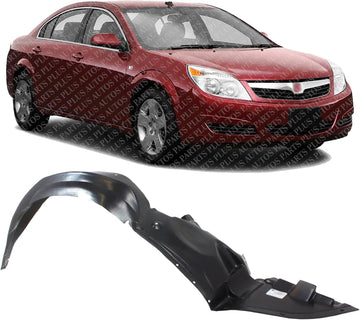 Front Fender Liner Right Passenger Side Direct Replacement Compatible With 2007-2009 Saturn Aura GM1249192 25812979
