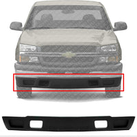 Front Lower Valance Air Deflector Textured Without Fog Light Holes Direct Replacement Compatible with 2003-2007 Chevrolet Silverado 1500 2500HD 3500 GM1092174 10367212