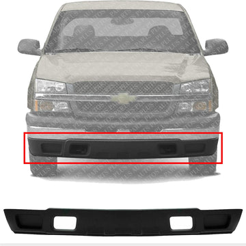 Front Lower Valance Air Deflector Textured Without Fog Light Holes Direct Replacement Compatible with 2003-2007 Chevrolet Silverado 1500 2500HD 3500 GM1092174 10367212