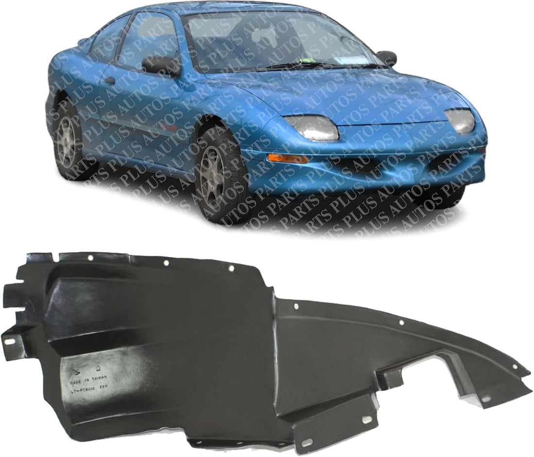 Front Fender Liner Right Passenger Side Direct Replacement Compatible With 1995-1999 Pontiac Sunfire GM1249137 22640828