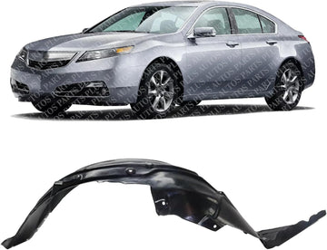 Front Fender Liner Left Driver Side Direct Replacement Compatible With 2012-2014 Acura TL AC1248134 74151TK5A01-PFM