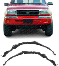 Set Of 2 Front Fender Liner Right Passenger & Left Driver Side Direct Replacement Compatible With 1995-2000 Toyota Tacoma TO1249110 TO1248110 5387504041 5387604041