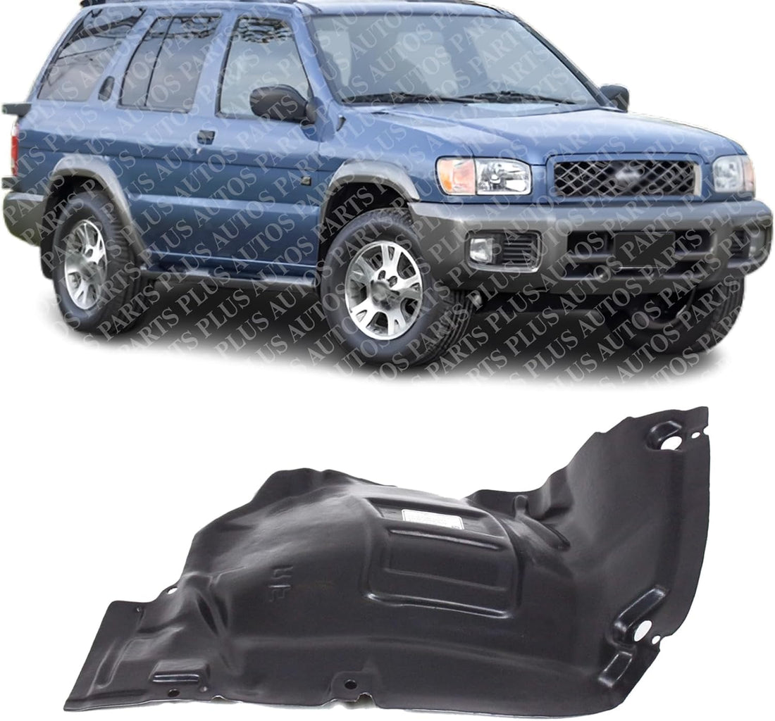 Front Section Fender Liner Right Passenger Side Direct Replacement Compatible With 1996-1999 Nissan Pathfinder NI1251104 638440W000