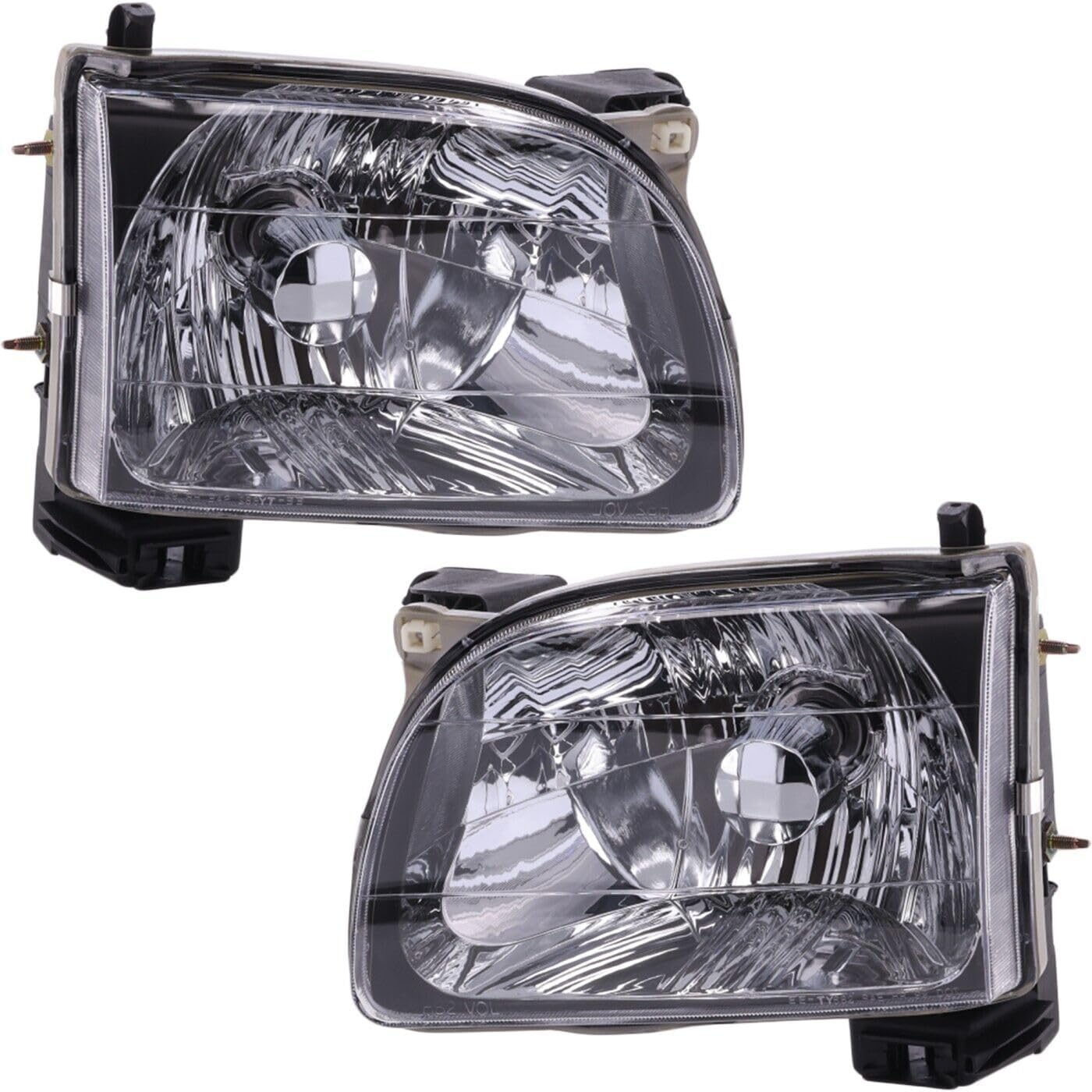 Set Of 2 Front Head Light Assembly Left Driver & Right Passenger Side Direct Replacement Compatible With 2001-2004 Toyota Tacoma TO2502136 TO2503136 8115004110 8111004110