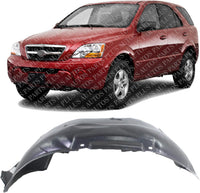 Front Fender Liner Left Driver Side Direct Replacement Compatible With 2007-2009 Kia Sorento KI1248110 868113E500